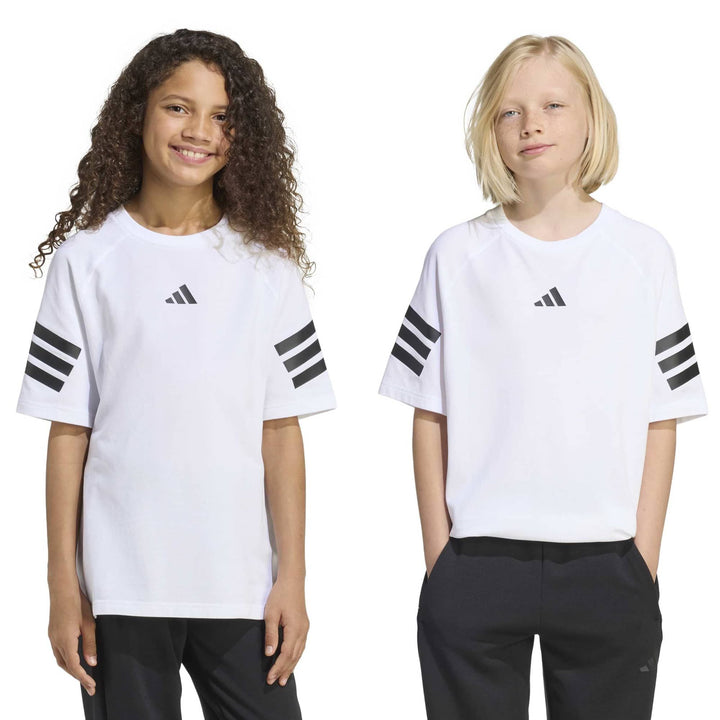 adidas J Fi 3S  Tee - white/black
