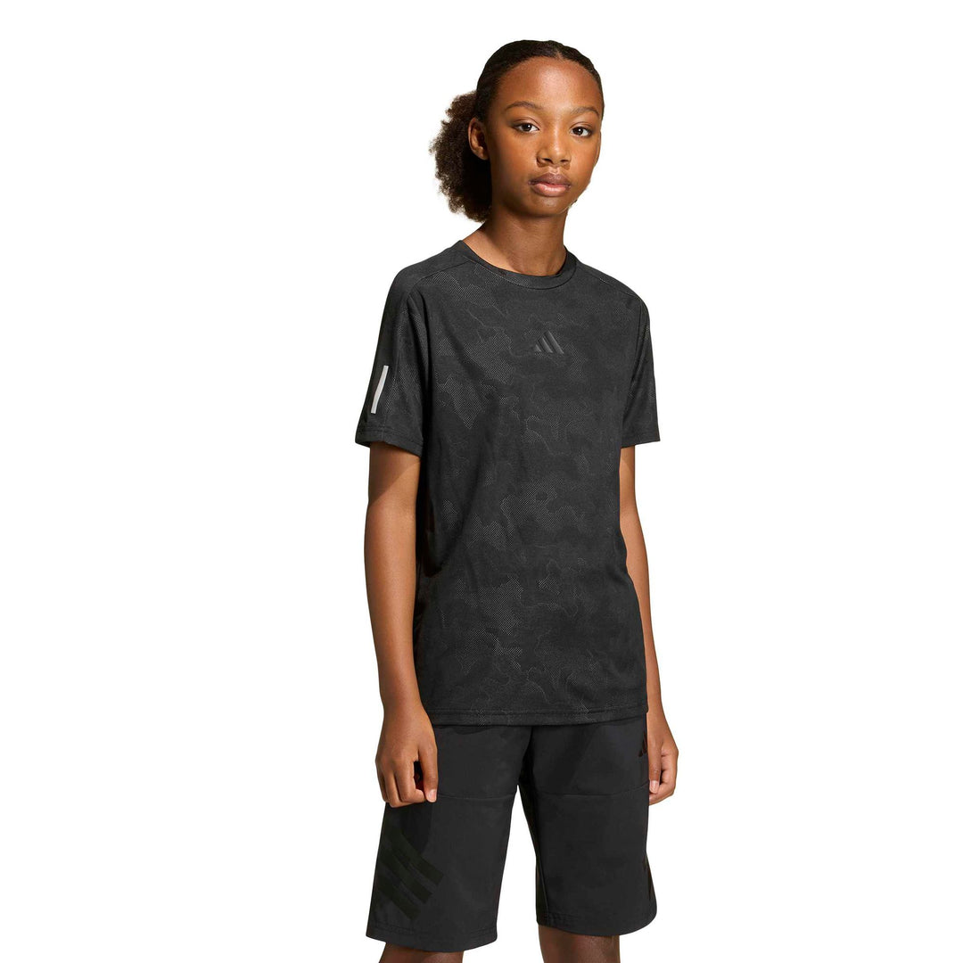 adidas J Spi Eng Tee - black/black