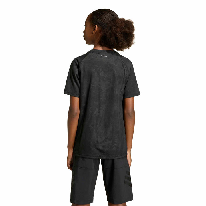 adidas J Spi Eng Tee - black/black