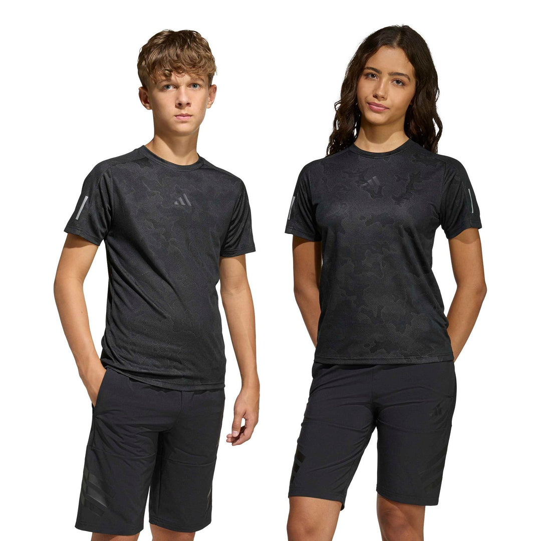 adidas J Spi Eng Tee - black/black