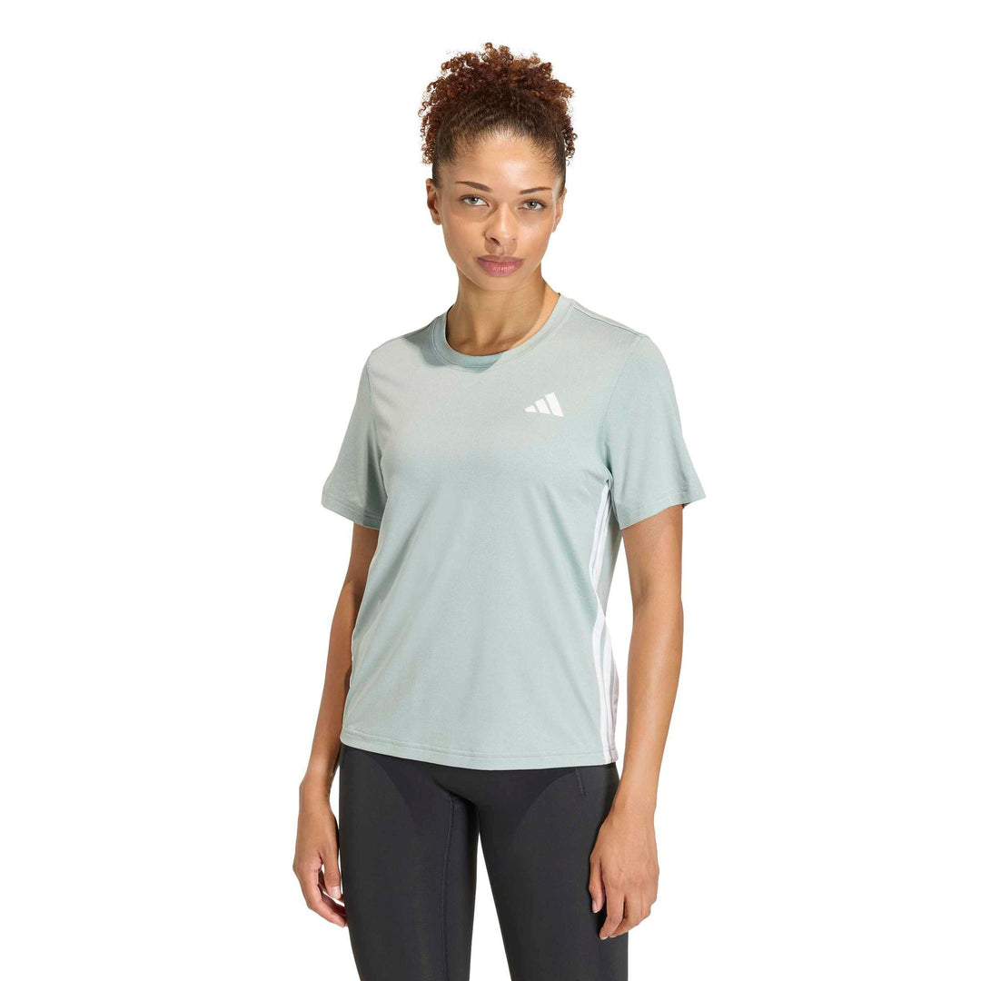 adidas We 3S Crew Tee - wosa/white