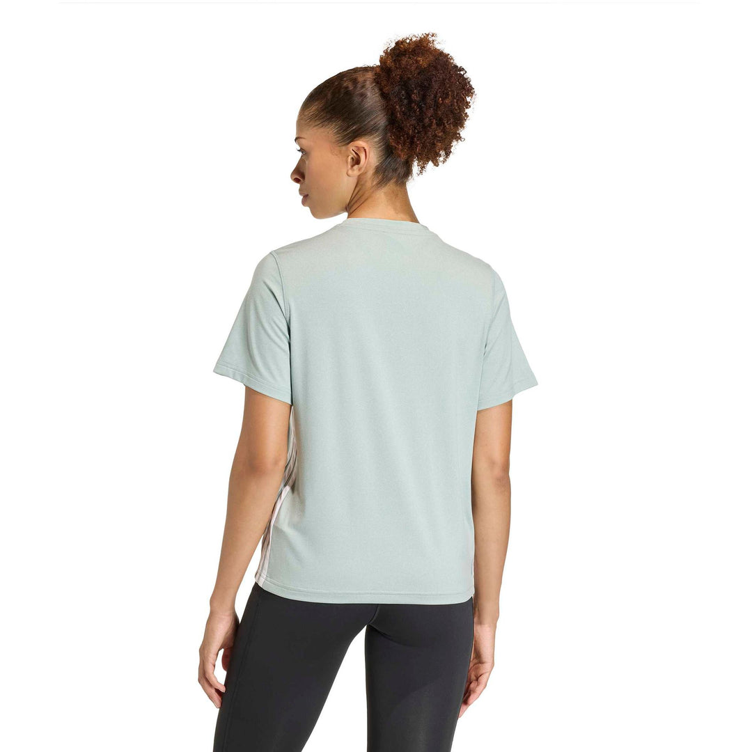 adidas We 3S Crew Tee - wosa/white
