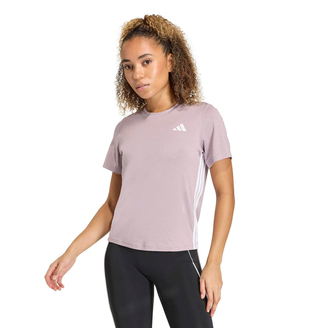 adidas We 3S Crew Tee - prlofi/white
