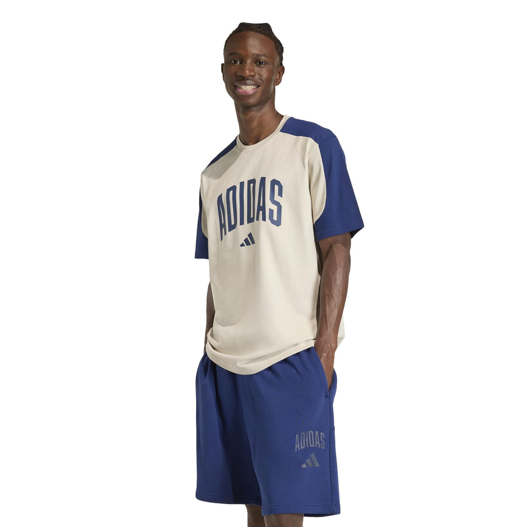 adidas M Collegiate Te - wonalu/dkblue