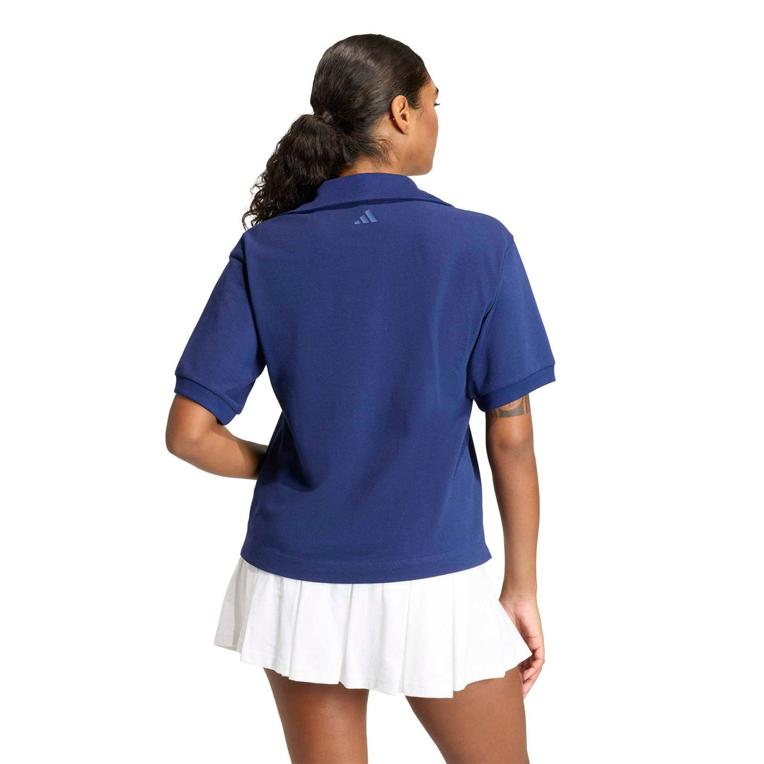 adidas W Cp Polo - dkblue/white