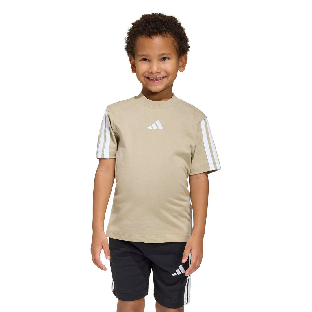 adidas Lk 3S Tee 160 - woca/white