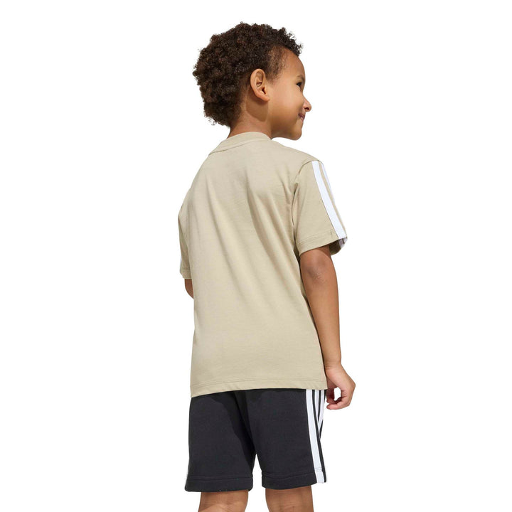 adidas Lk 3S Tee 160 - woca/white