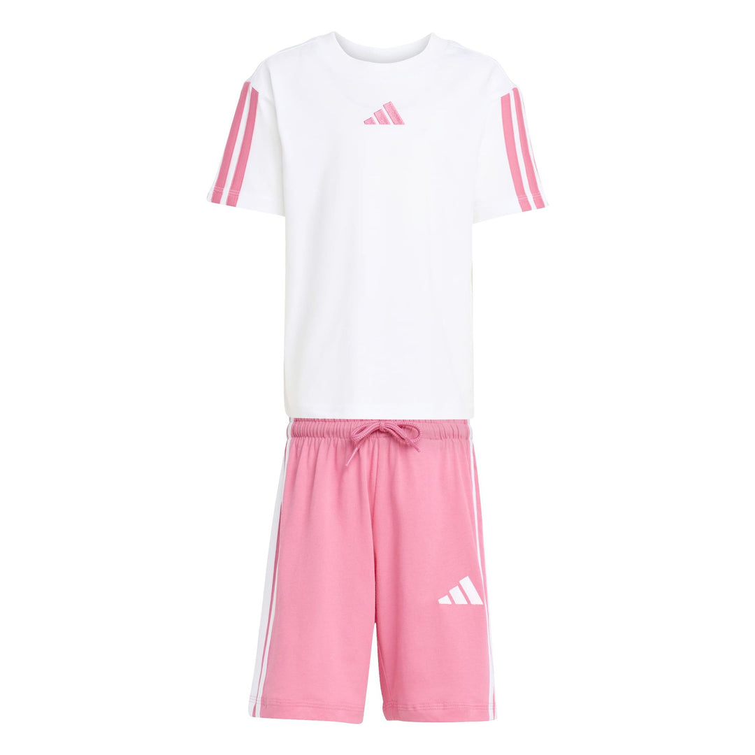 adidas Lk 3S T-Set 160 - white/pnkfus
