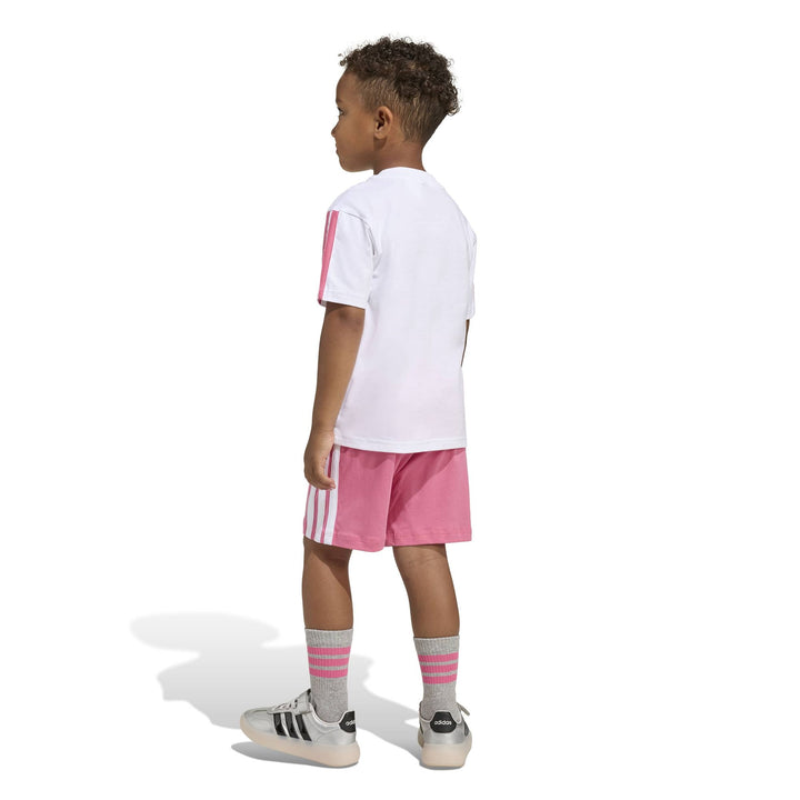 adidas Lk 3S T-Set 160 - white/pnkfus