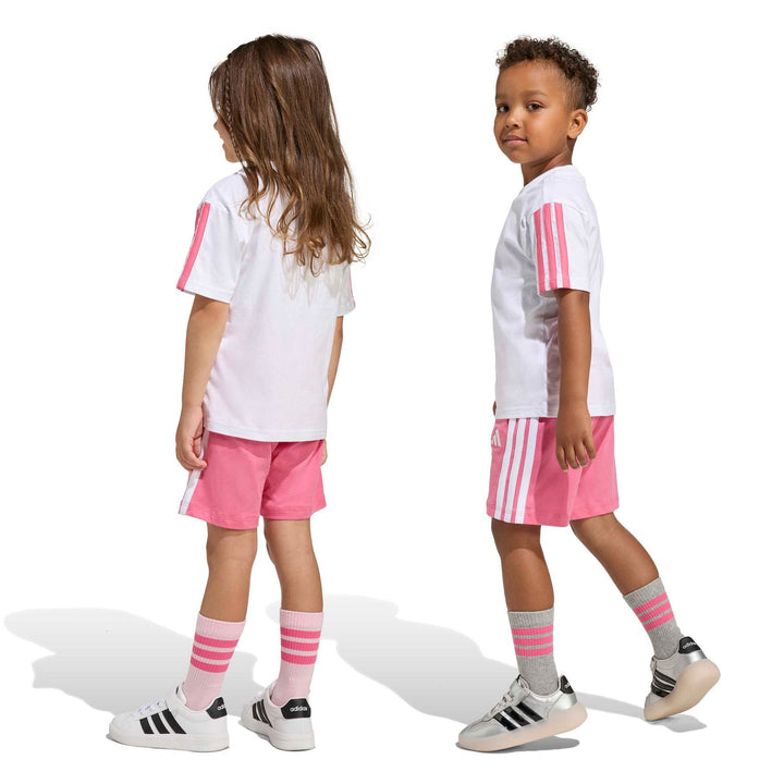 adidas Lk 3S T-Set 160 - white/pnkfus