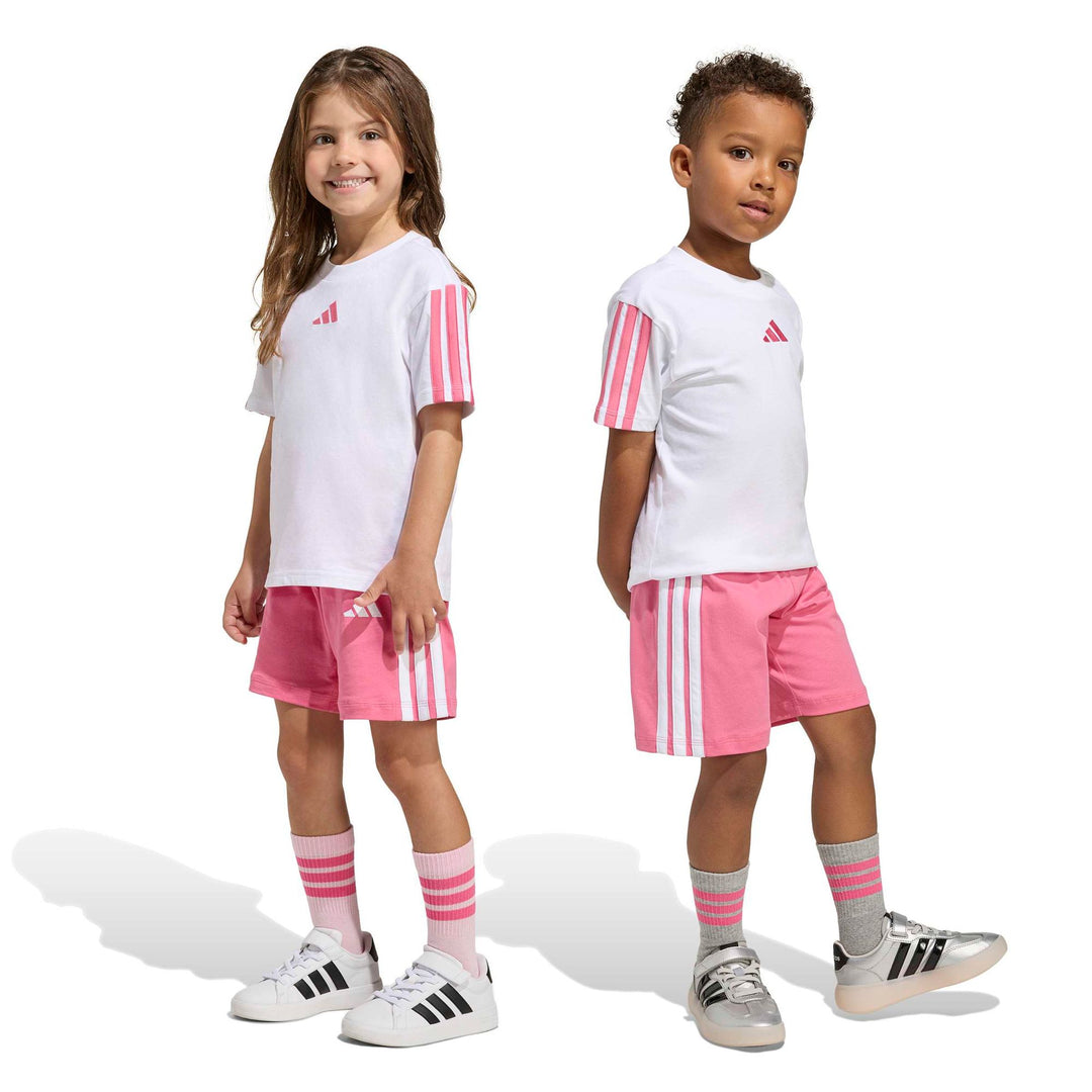 adidas Lk 3S T-Set 160 - white/pnkfus