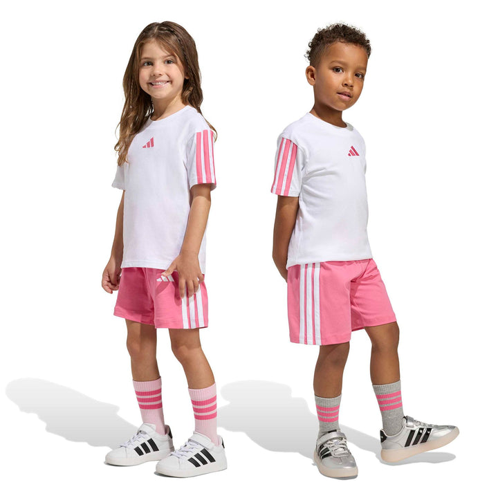 adidas Lk 3S T-Set 160 - white/pnkfus