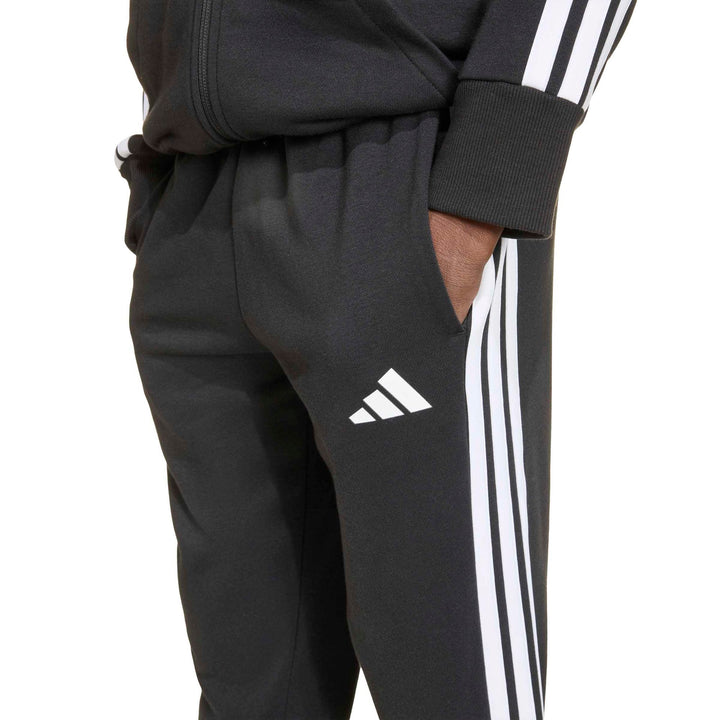 adidas J 3S Tib Ft Ts - black/white/purrub
