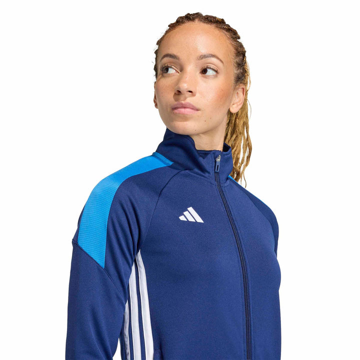 adidas Tiro Es Ts W - dkblue/broyal/white