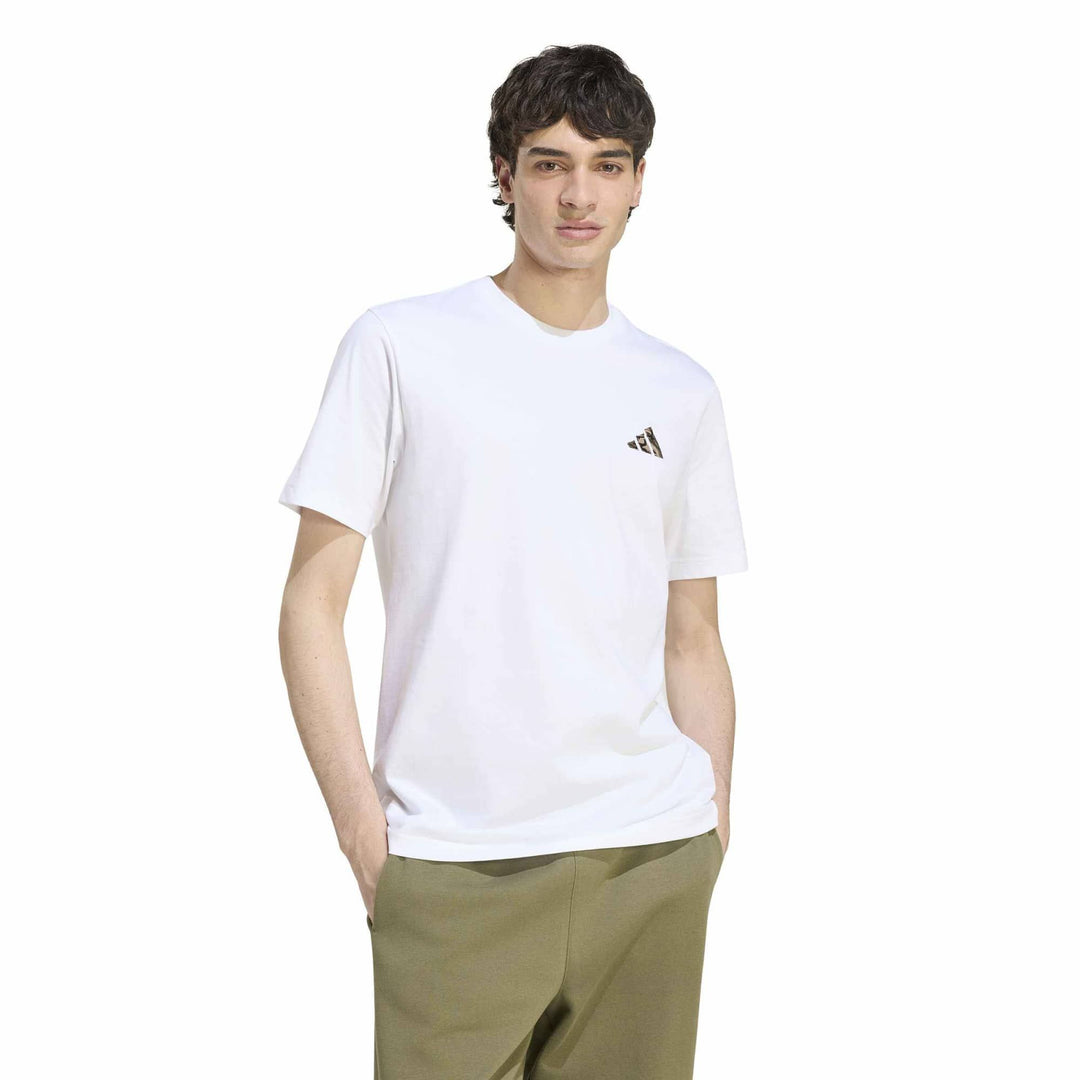 adidas M Camo Emb Lg T - white