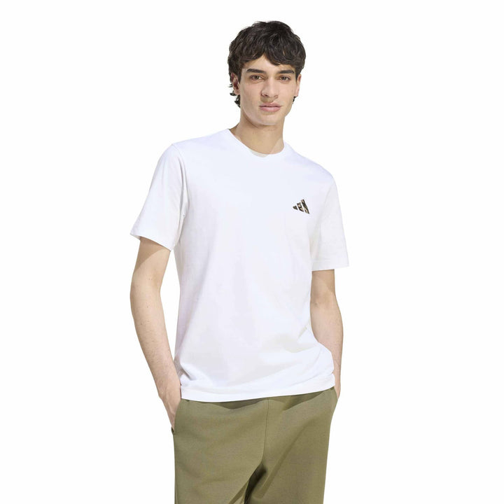 adidas M Camo Emb Lg T - white