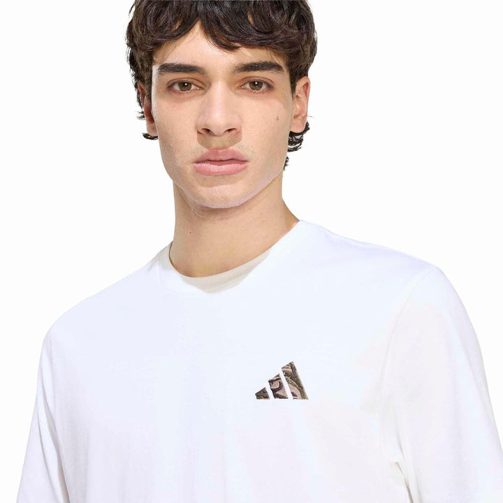 adidas M Camo Emb Lg T - white