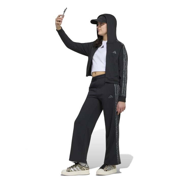 adidas Jg An 3S Ft Fz - black/multco/gresix