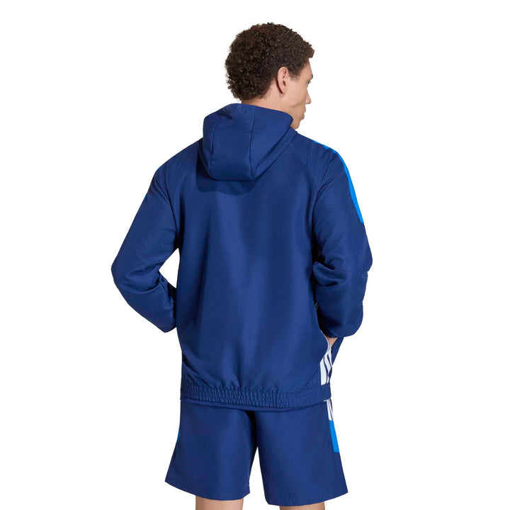 adidas Tiro Es W Hood - dkblue/broyal/white