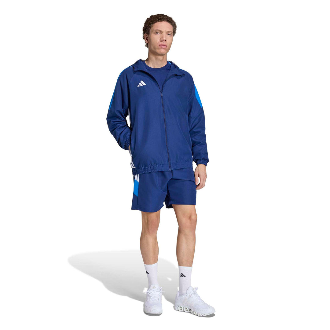 adidas Tiro Es W Hood - dkblue/broyal/white