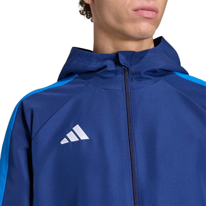 adidas Tiro Es W Hood - dkblue/broyal/white