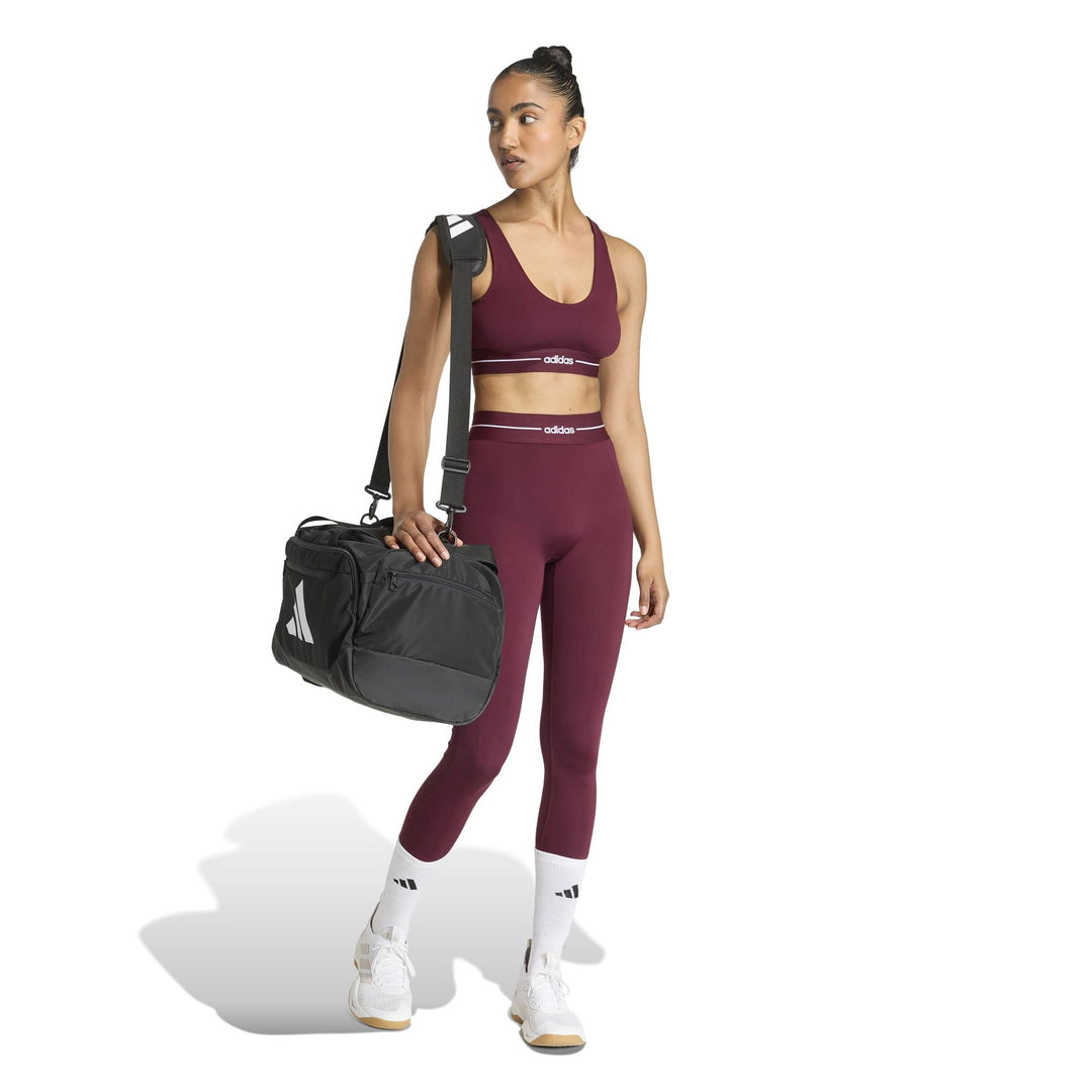 adidas Q1 Hyg Ls Bra - maroon