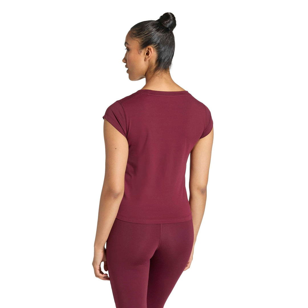 adidas Q1 Hyg Baby Tee - maroon