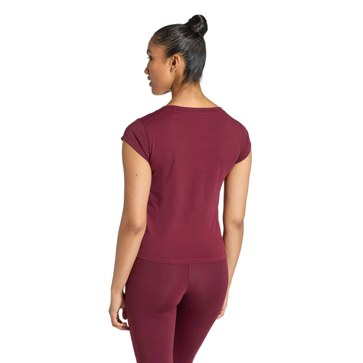 adidas Q1 Hyg Baby Tee - maroon