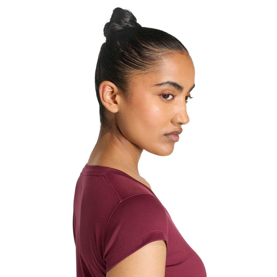 adidas Q1 Hyg Baby Tee - maroon
