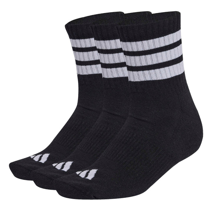 adidas 3S Ess C Mid 3P - black/white/white