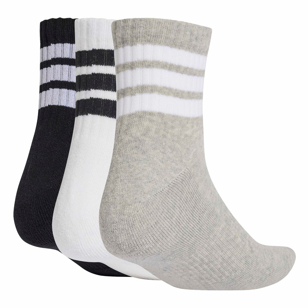 adidas 3S Ess C Mid 3P - mgreyh/white/black