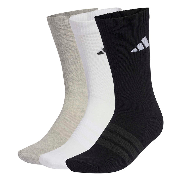 adidas C Ess Crw 3P - mgreyh/white/black