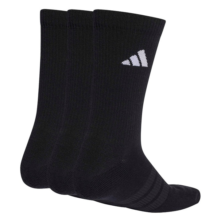 adidas C Ess Crw 3P - black/black/white