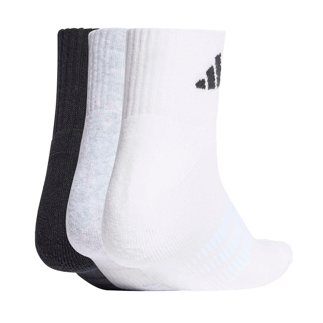 adidas C Ess Ank 3P - mgreyh/white/black