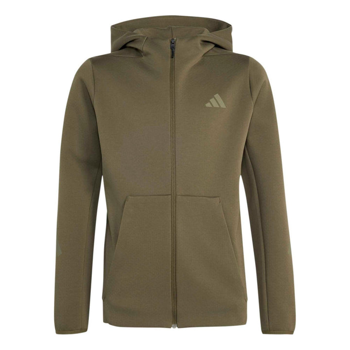 adidas J Z.N.E. Fz Hd - olistr/leggrn