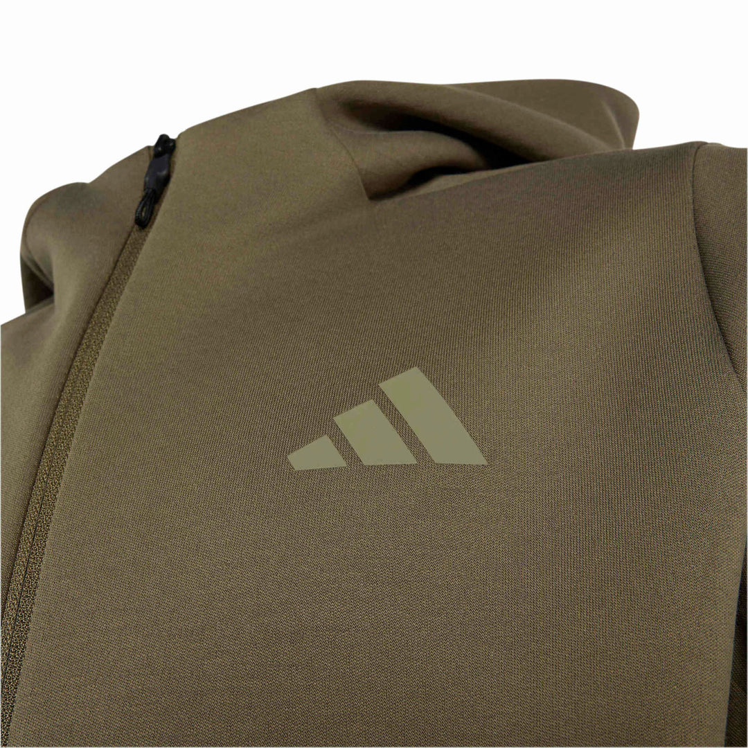 adidas J Z.N.E. Fz Hd - olistr/leggrn