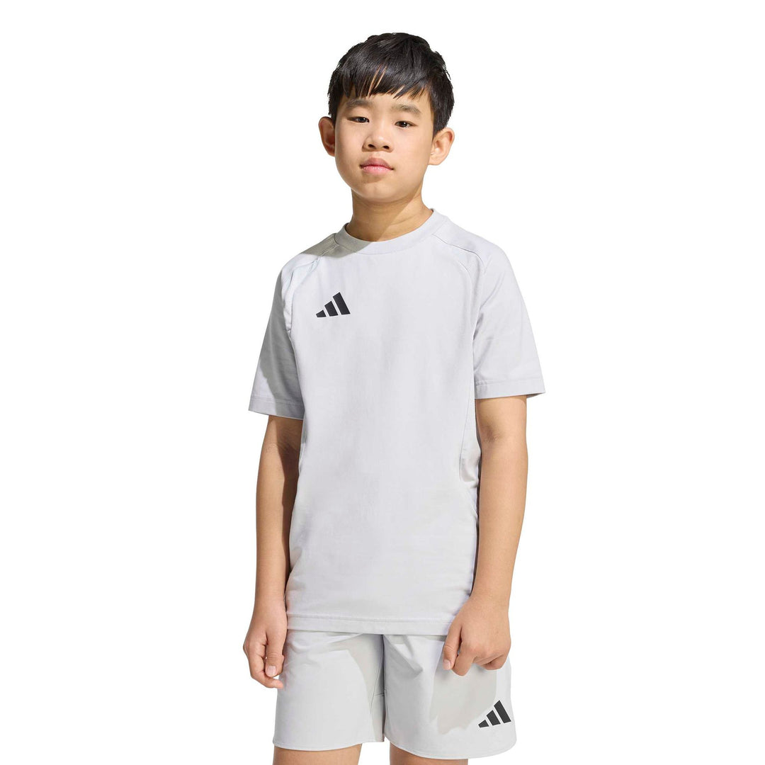 adidas Tt Tee Y Kinder - tmlggr/black