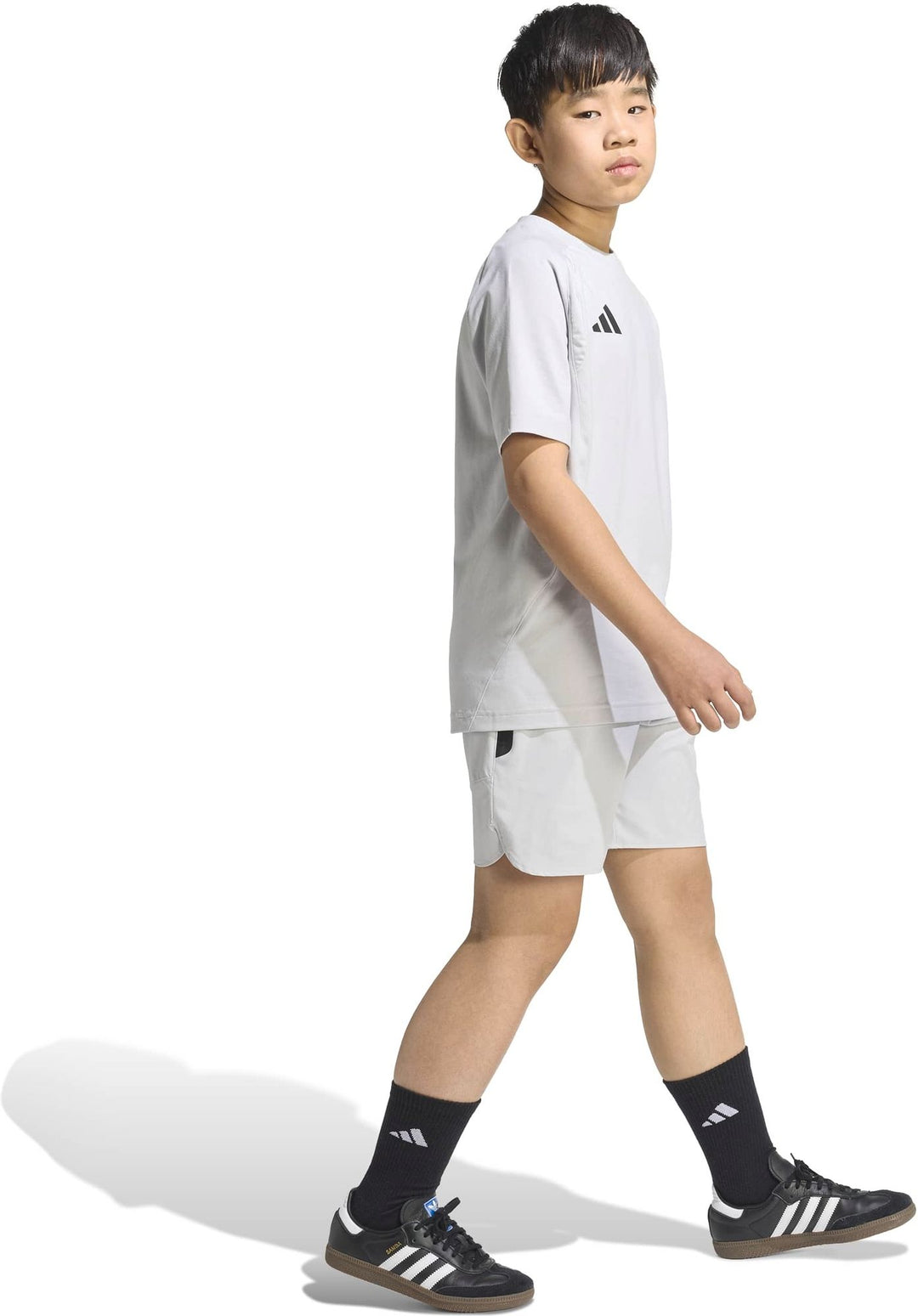 adidas Tt Tee Y Kinder - tmlggr/black