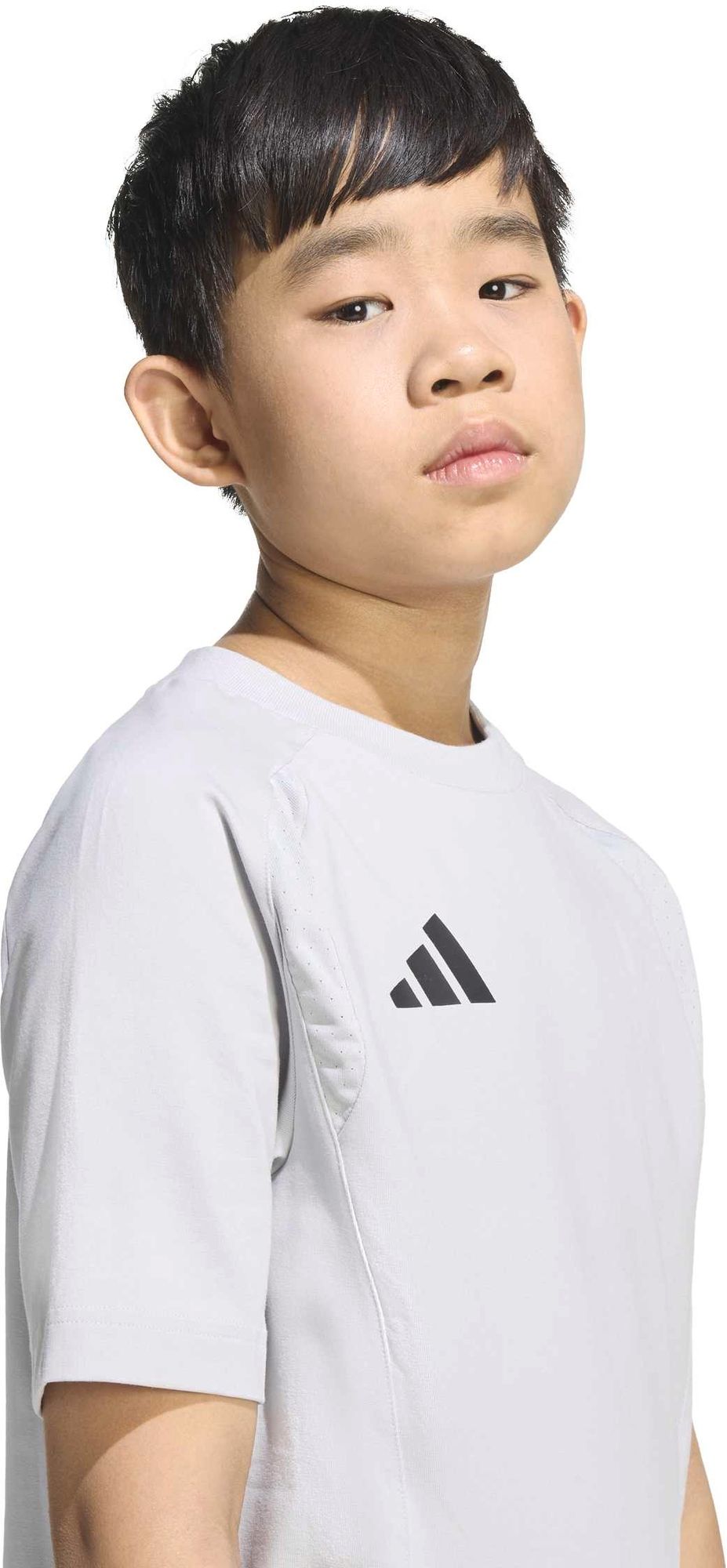 adidas Tt Tee Y Kinder - tmlggr/black