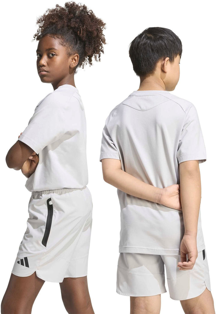 adidas Tt Tee Y Kinder - tmlggr/black
