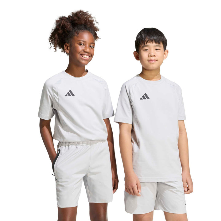 adidas Tt Tee Y Kinder - tmlggr/black