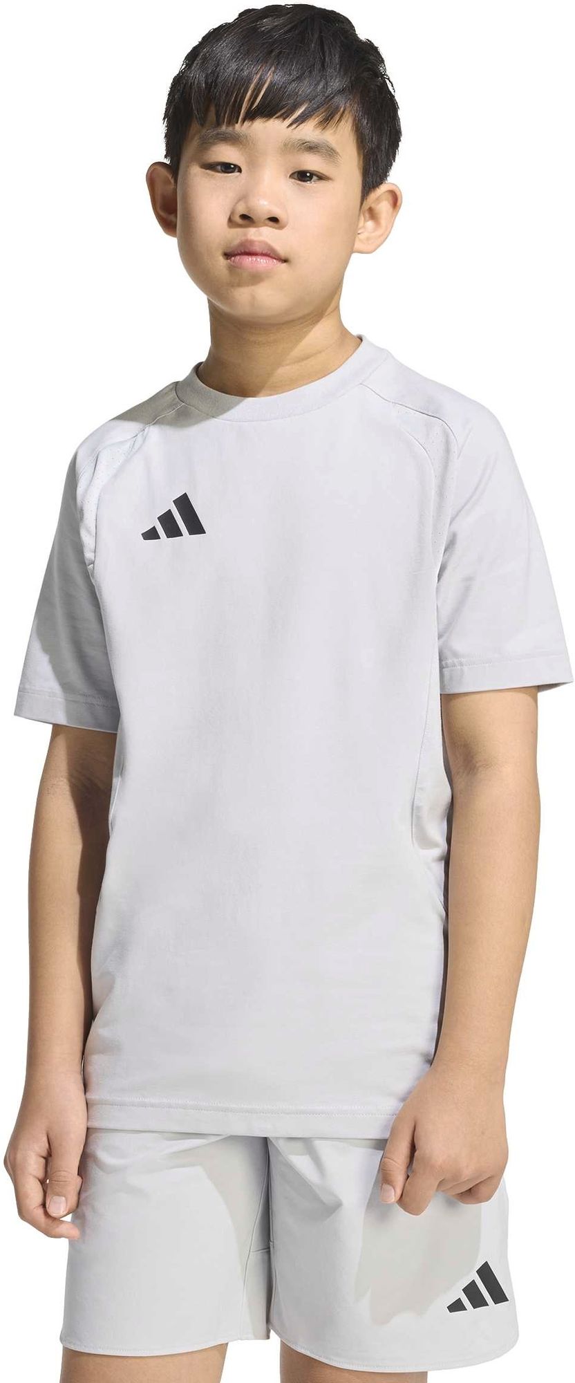 adidas Tt Tee Y Kinder - tmlggr/black