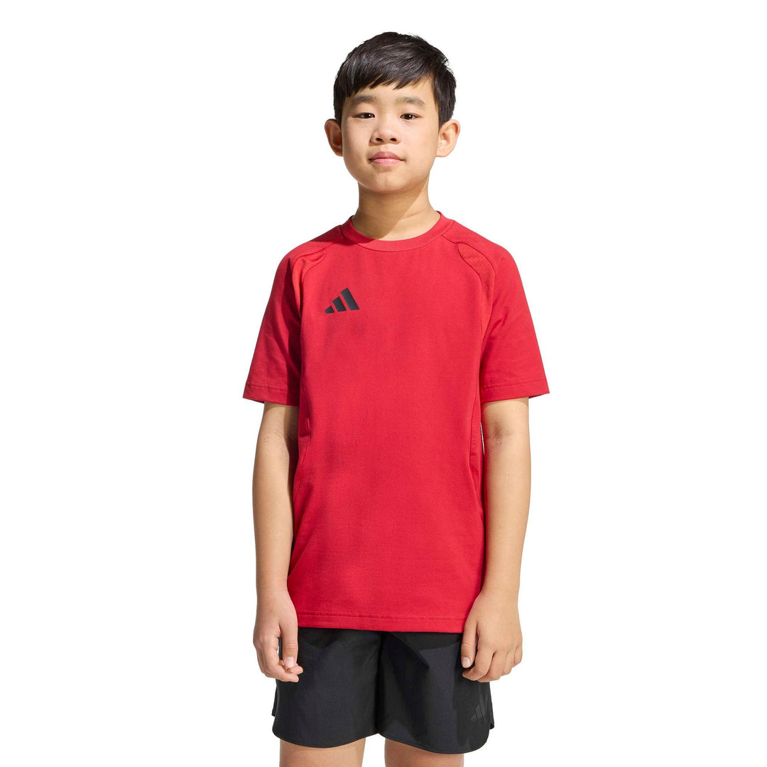 adidas Tt Tee Y Kinder - tepore/black