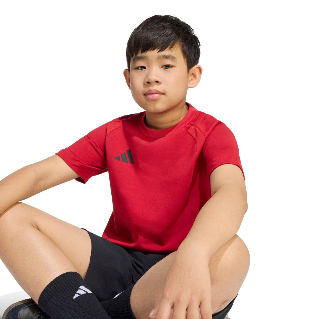 adidas Tt Tee Y Kinder - tepore/black
