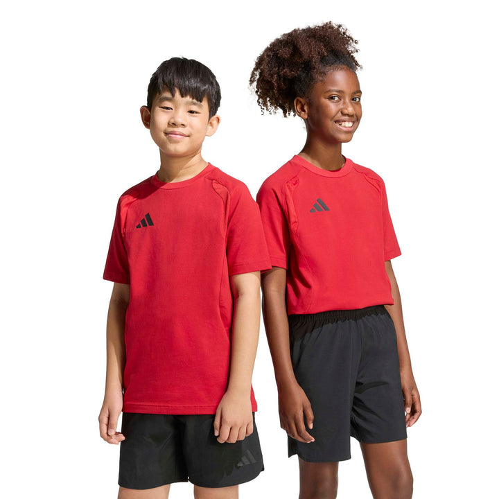 adidas Tt Tee Y Kinder - tepore/black