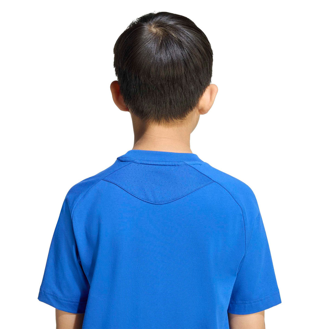 adidas Tt Tee Y Kinder - royblu/black