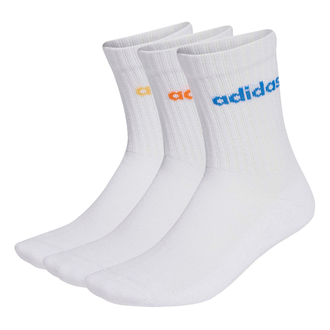 adidas C Lin Crew 3P - white/puor/semiic/ray
