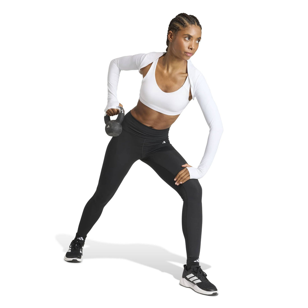 adidas Pwr Ess C Shrug - white