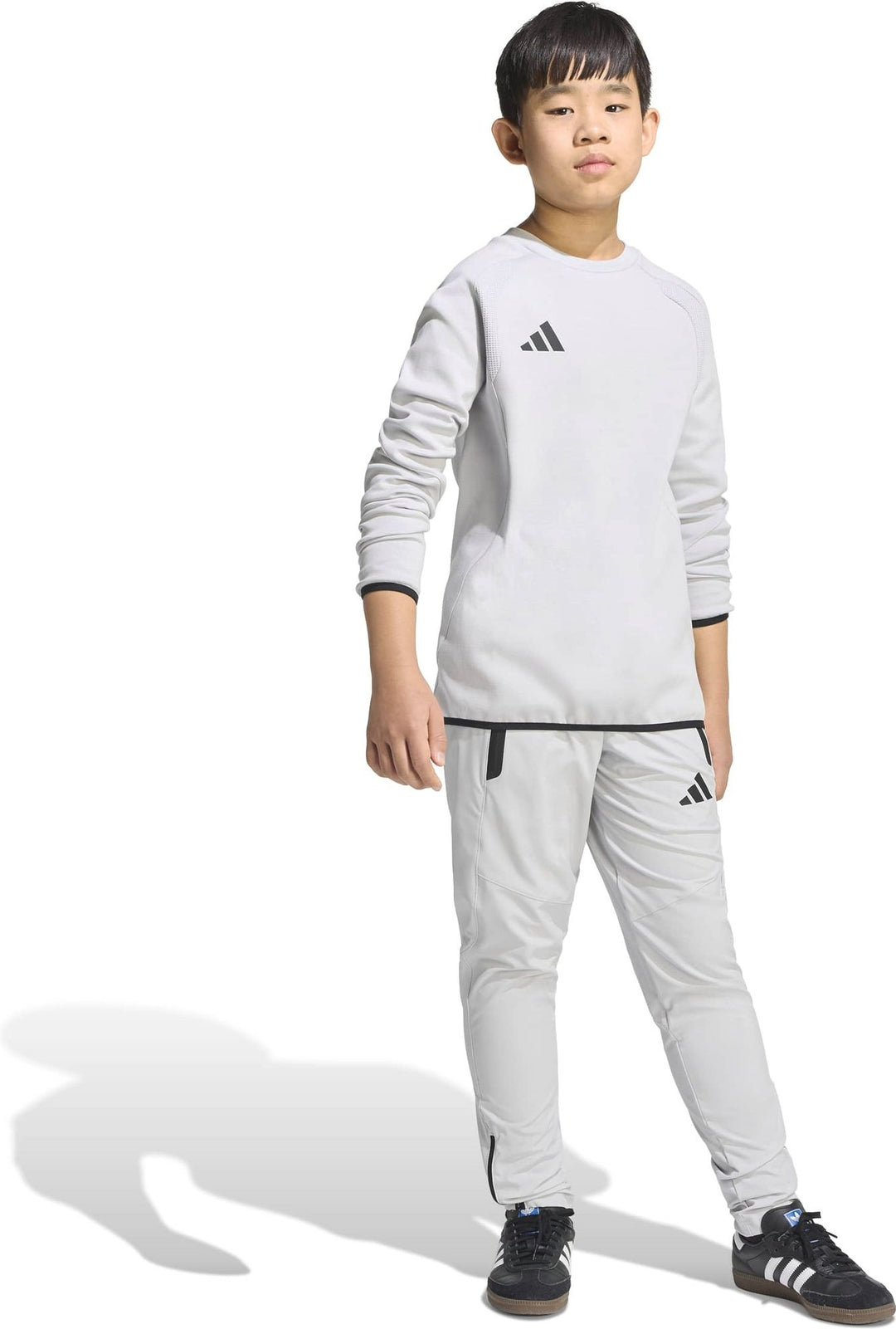 adidas Tt Crew Y Kinder - tmlggr/black