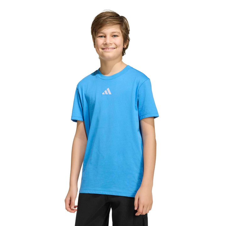 adidas J Sl Tee 160 - rayblu/white